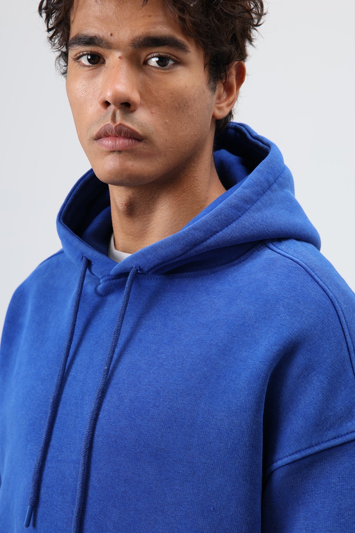 Basic Oversize Yıkamalı Hoodie