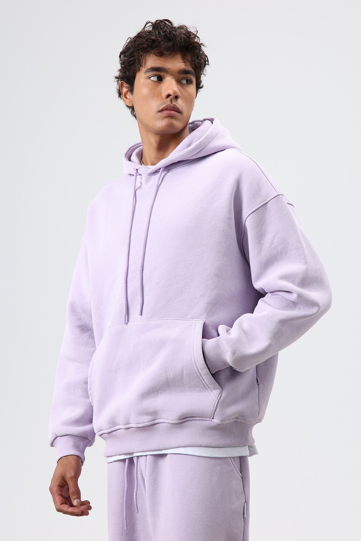 Basic Oversize Yıkamalı Hoodie