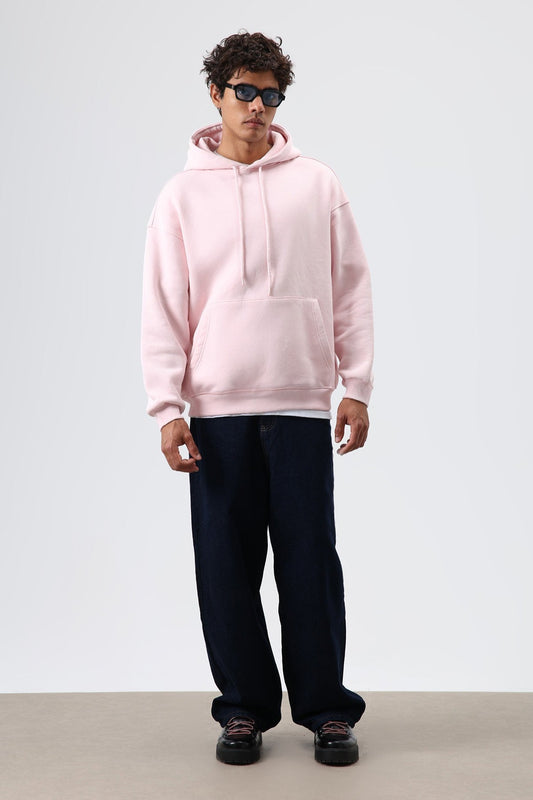 Basic Oversize Yıkamalı Hoodie