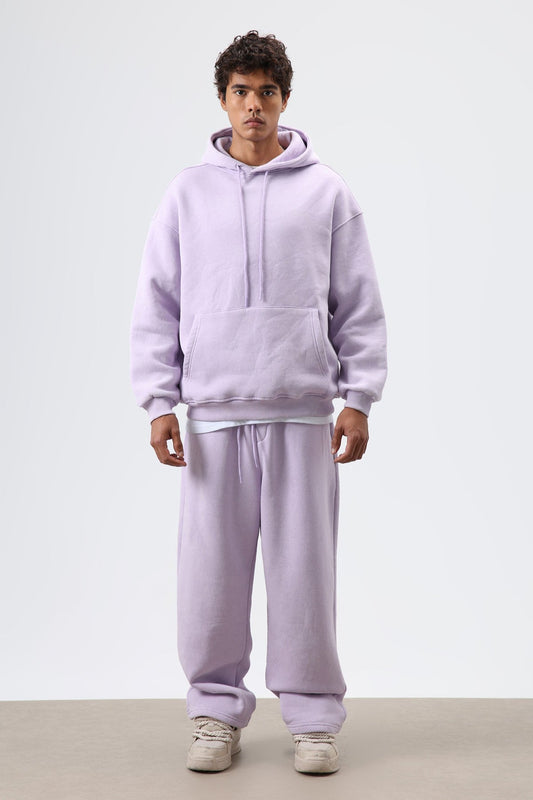 Basic Oversize Yıkamalı Hoodie