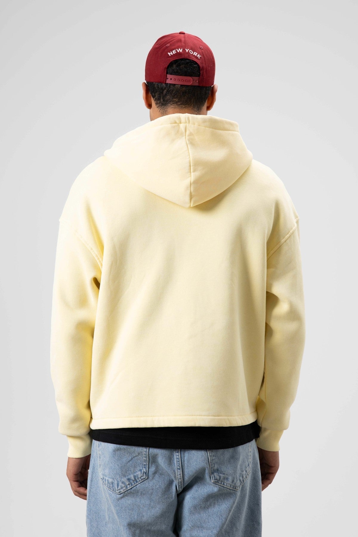 Oversize Fermuarlı Kapüşonlu Sweatshirt