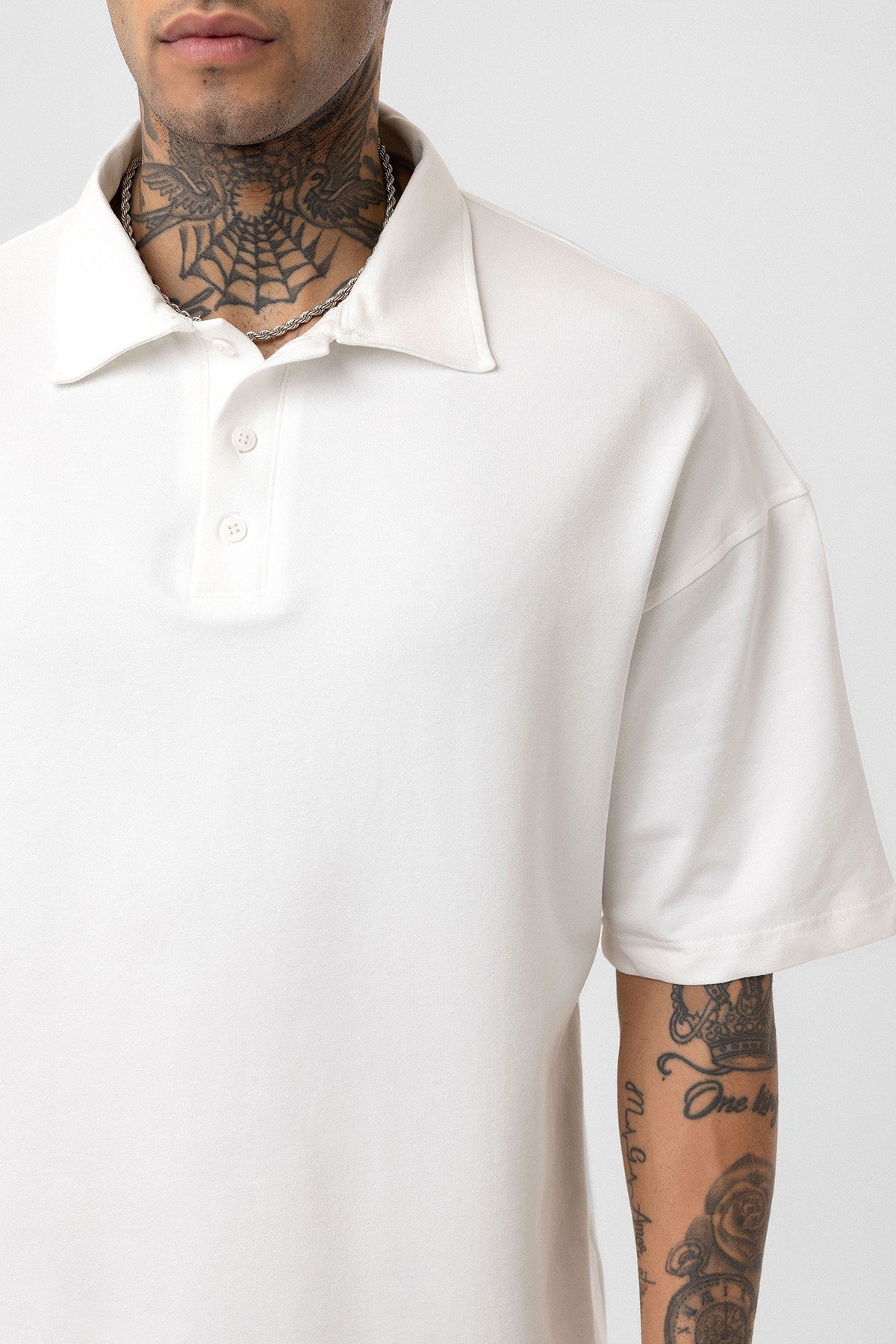 Basic Polo Yaka Oversize Tişört