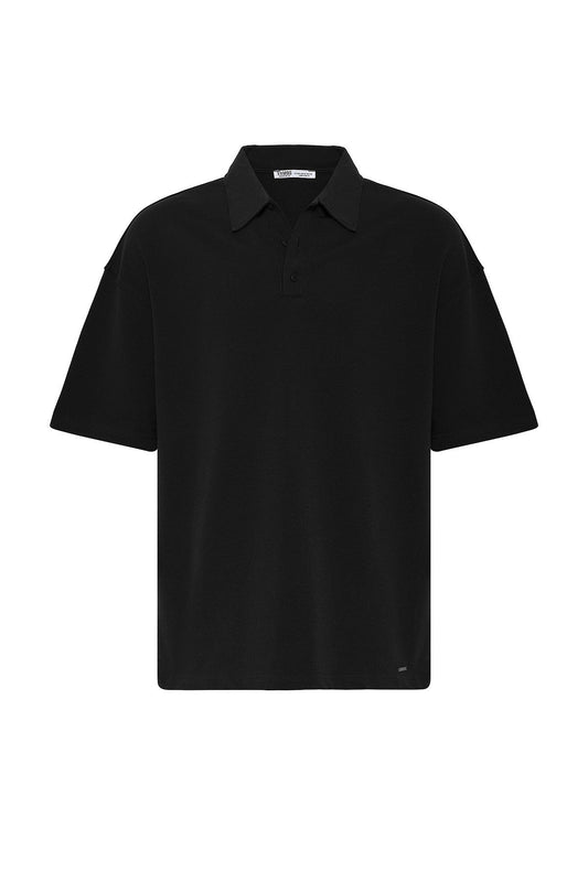 Basic Polo Yaka Oversize Tişört