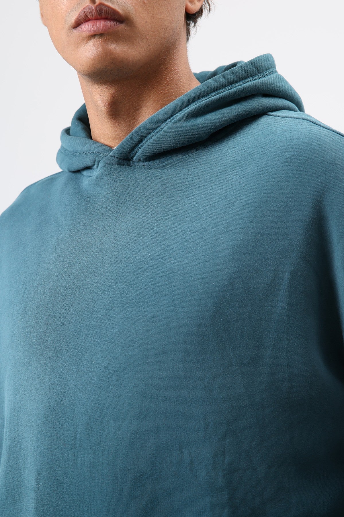 Oversize Nakış Detaylı Hoodie