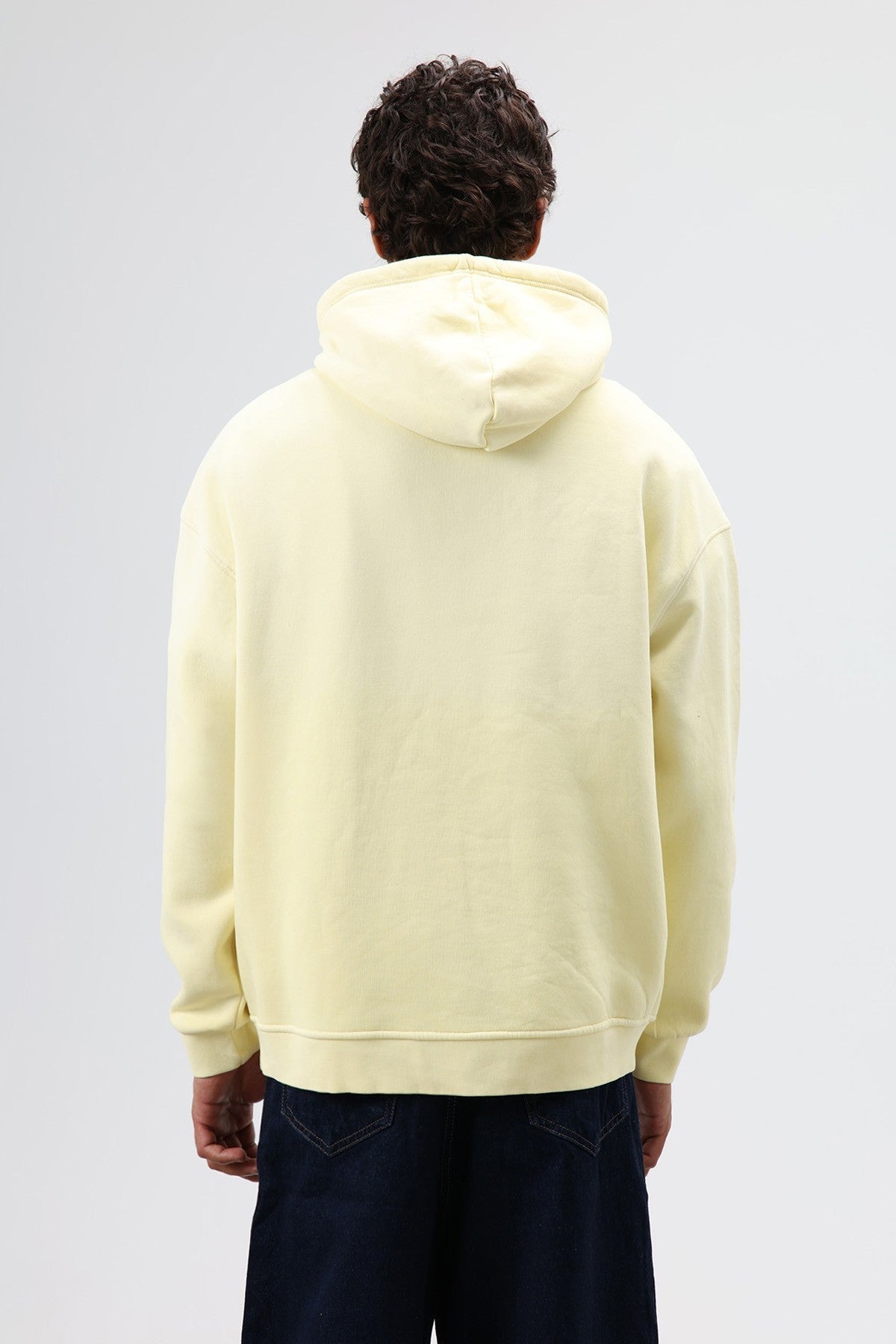Oversize Nakış Detaylı Hoodie