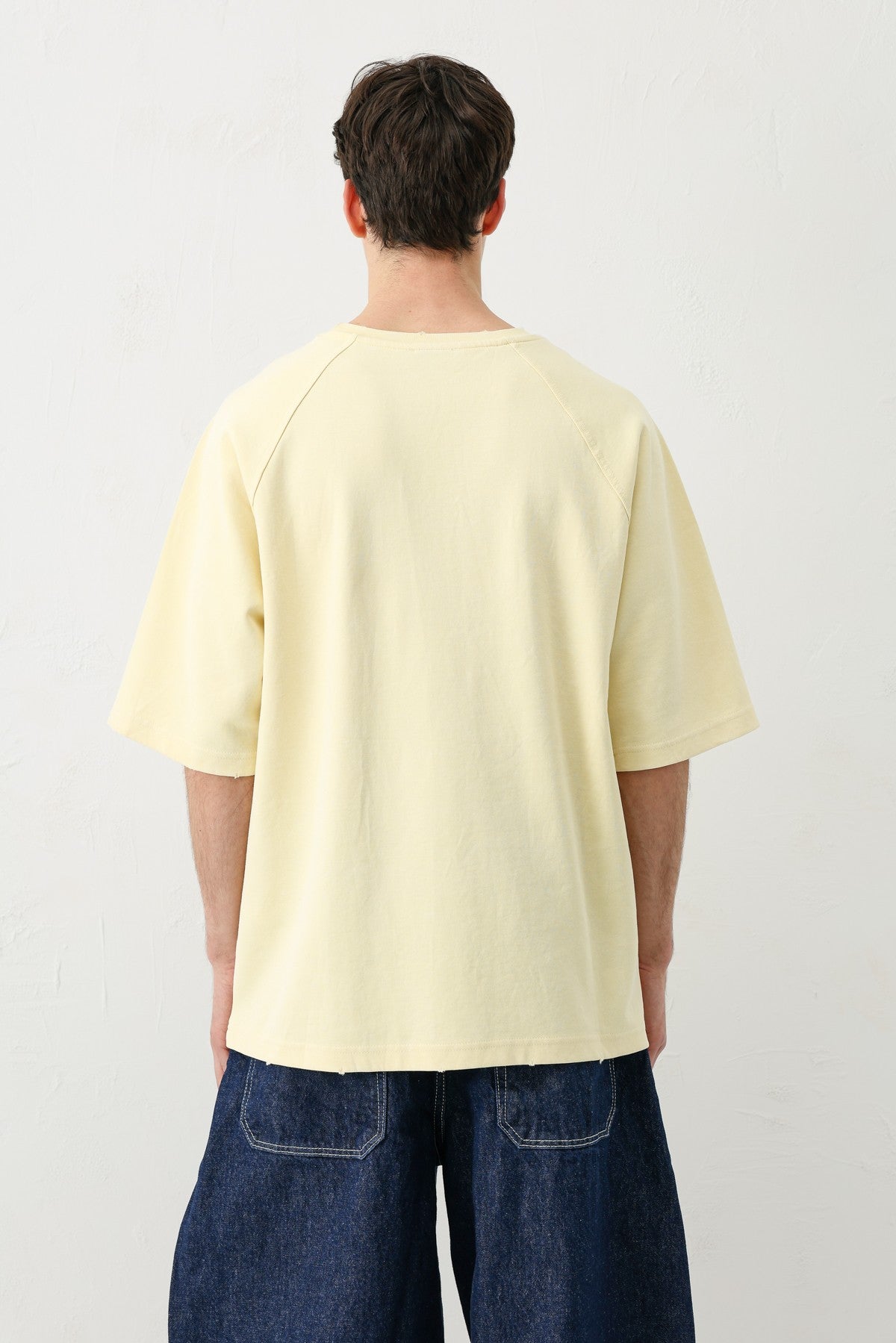 Oversize Reglon Kol Yazı Baskılı Tişört