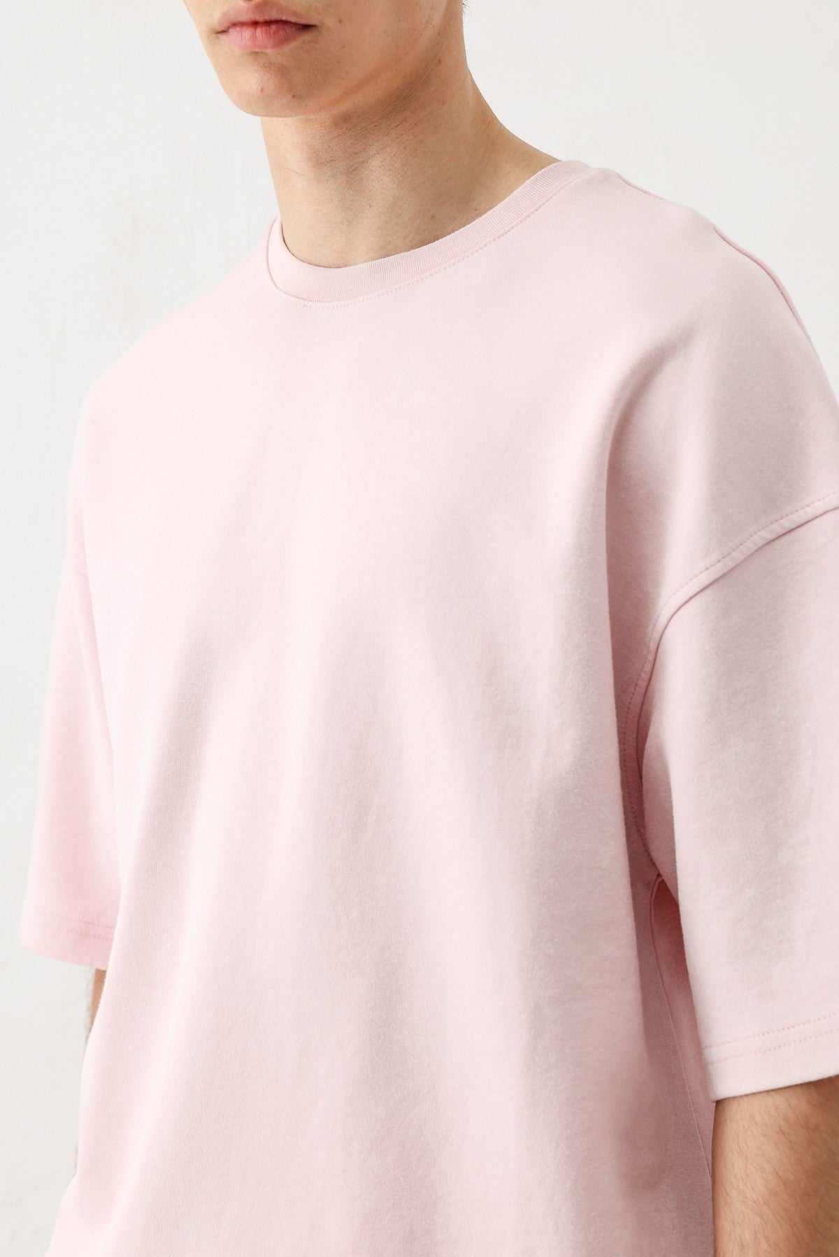 Kısa Kollu Yıkamalı Oversize Tişört