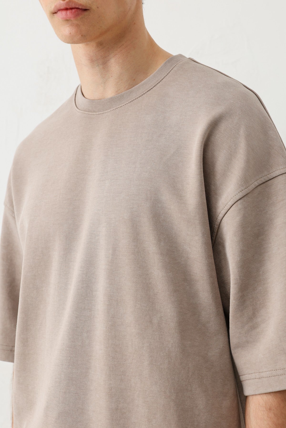 Kısa Kollu Yıkamalı Oversize Tişört
