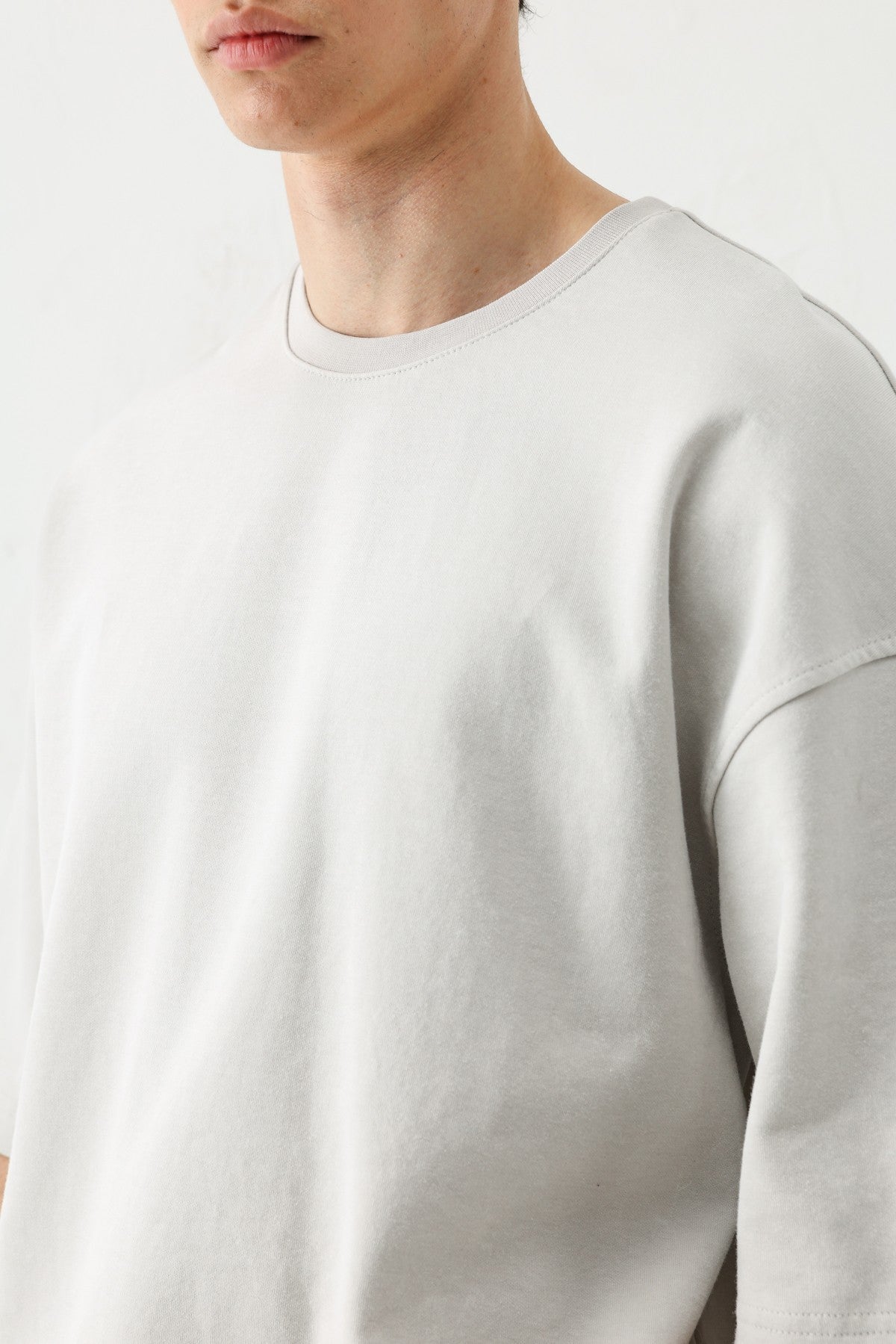 Kısa Kollu Yıkamalı Oversize Tişört