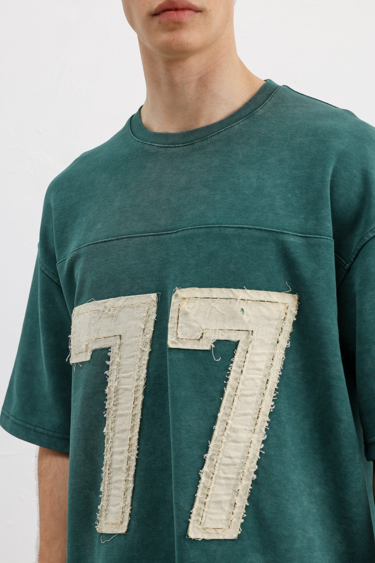 Numara Baskılı Oversize Tişört