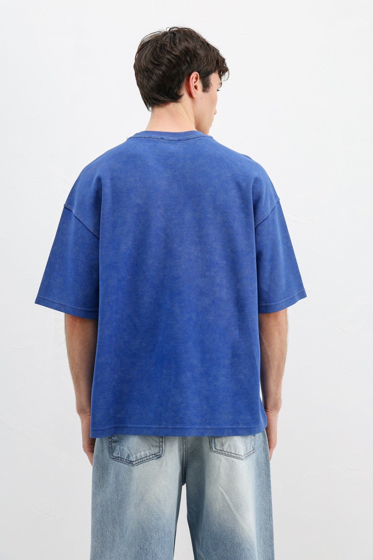 Numara Baskılı Oversize Tişört