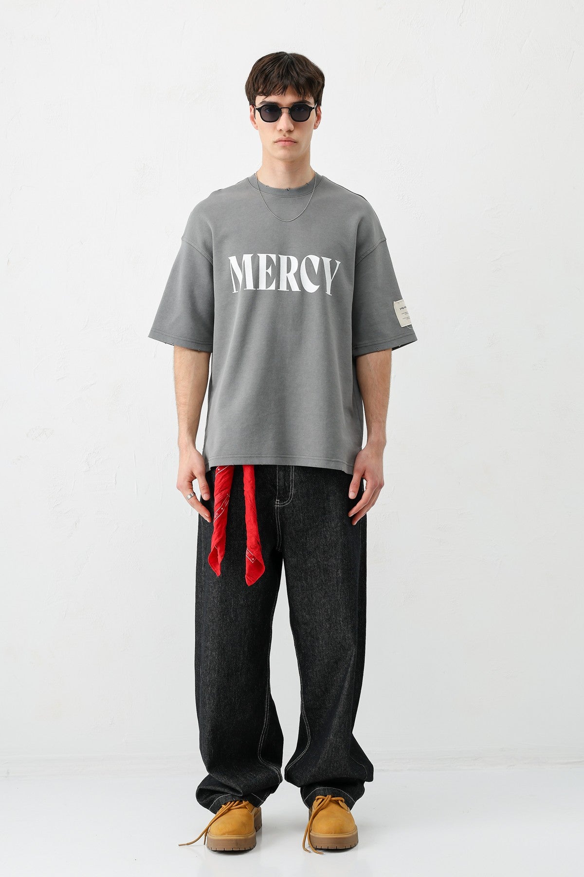 Baskılı Oversize Tişört