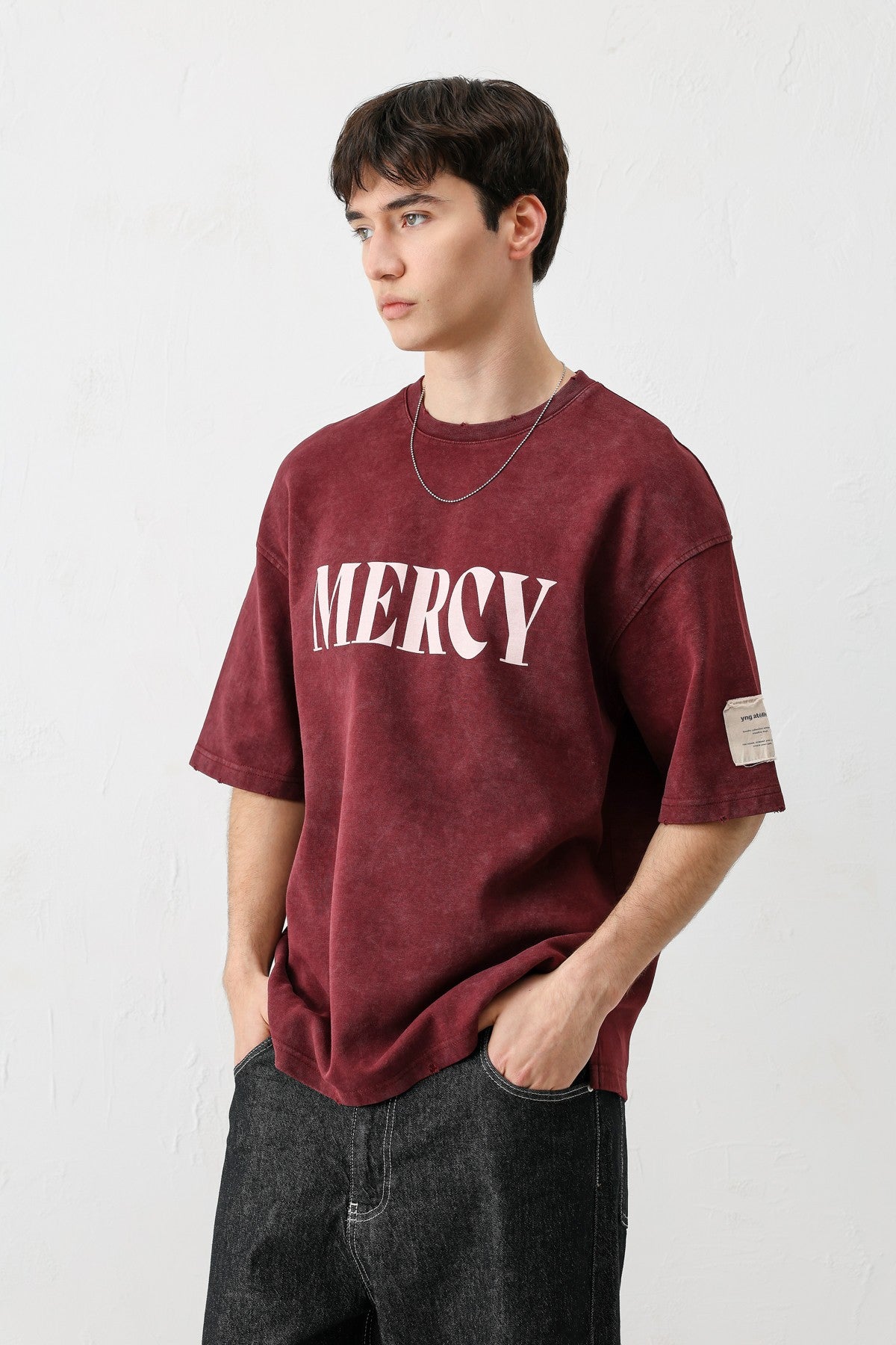 Baskılı Oversize Tişört