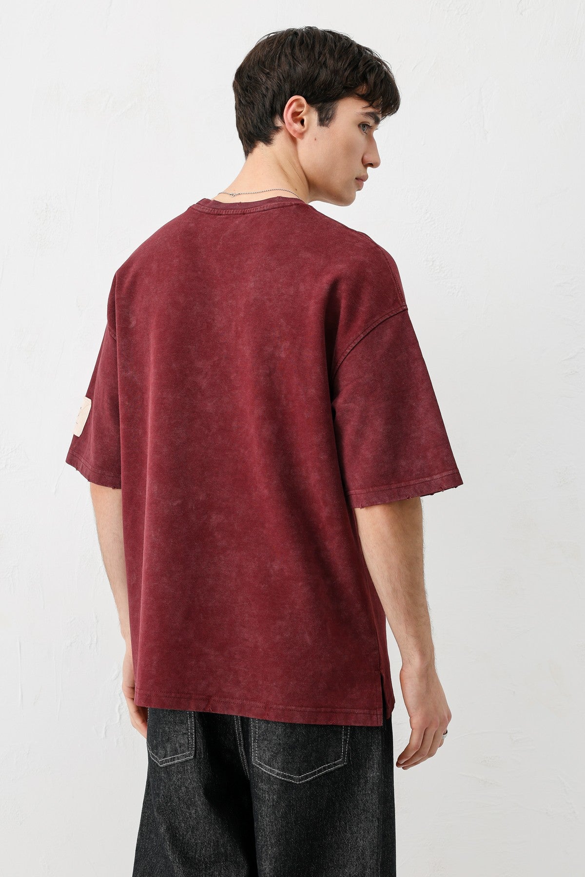 Baskılı Oversize Tişört