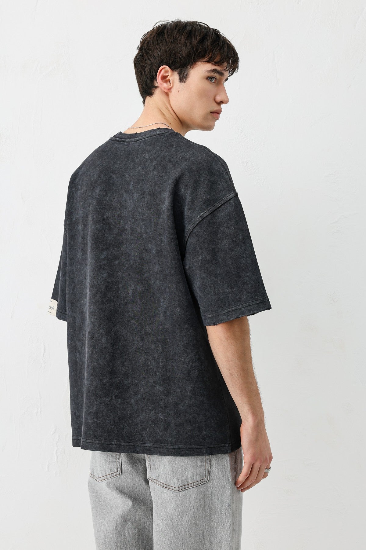 Oversize Gracias Baskılı Tişört