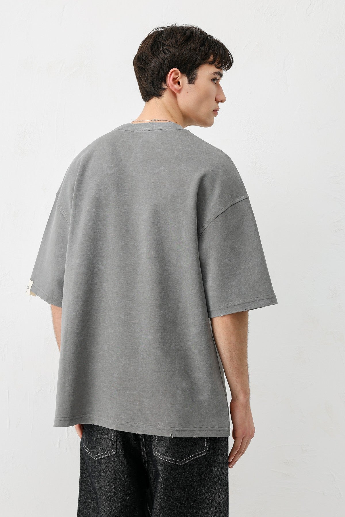 Oversize Gracias Baskılı Tişört