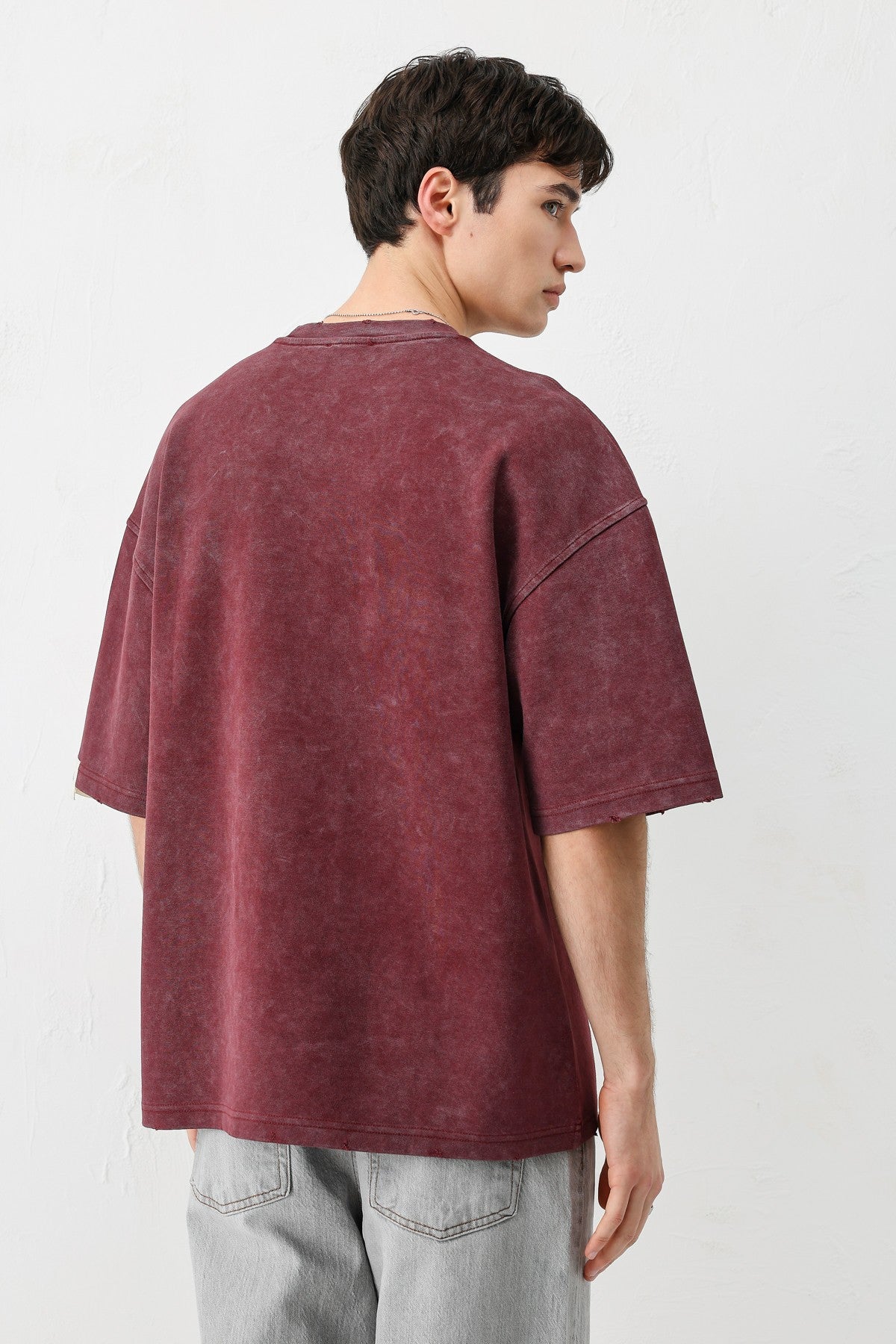 Oversize Gracias Baskılı Tişört