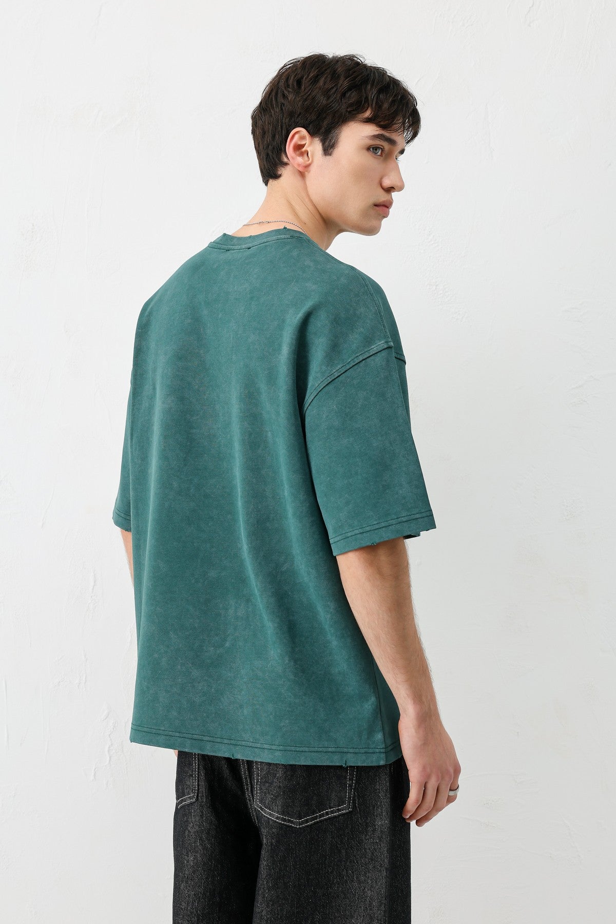 Oversize Gracias Baskılı Tişört