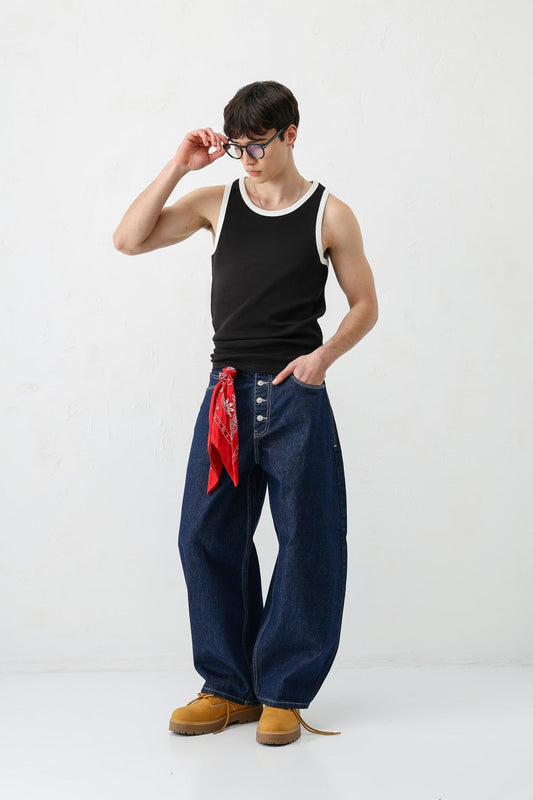 Oversize Askılı Tişört
