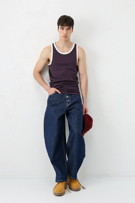 Oversize Askılı Tişört