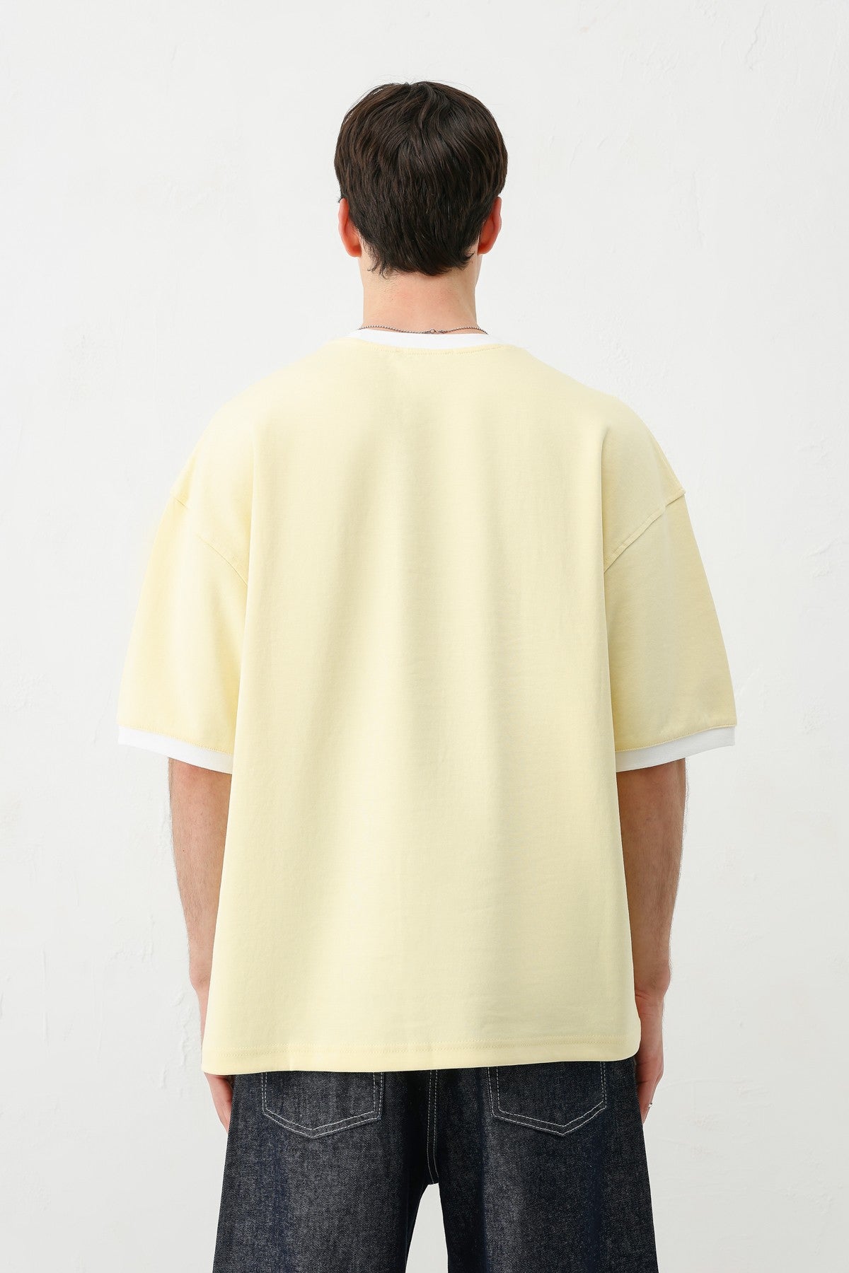 Kısa Kollu Oversize Cepli Tişört