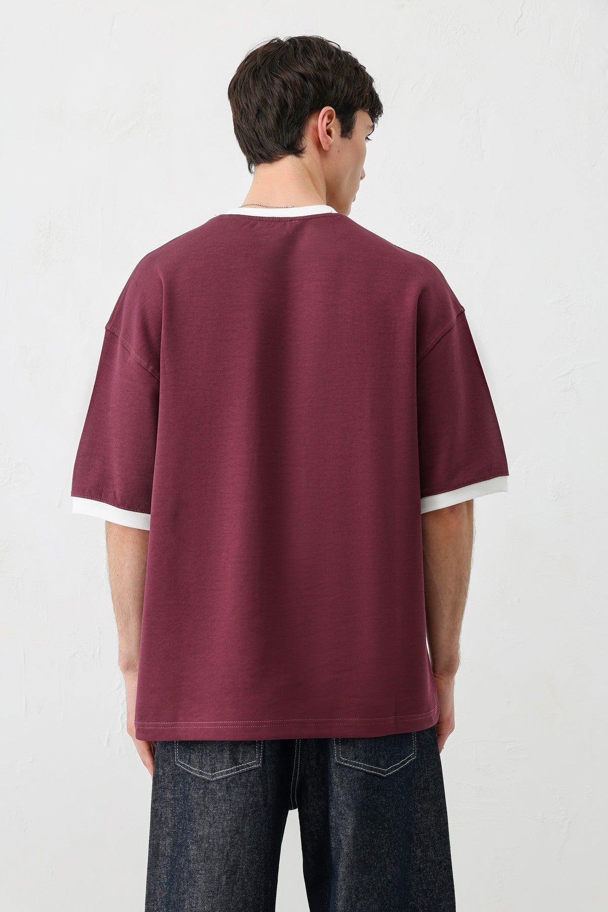 Kısa Kollu Oversize Cepli Tişört