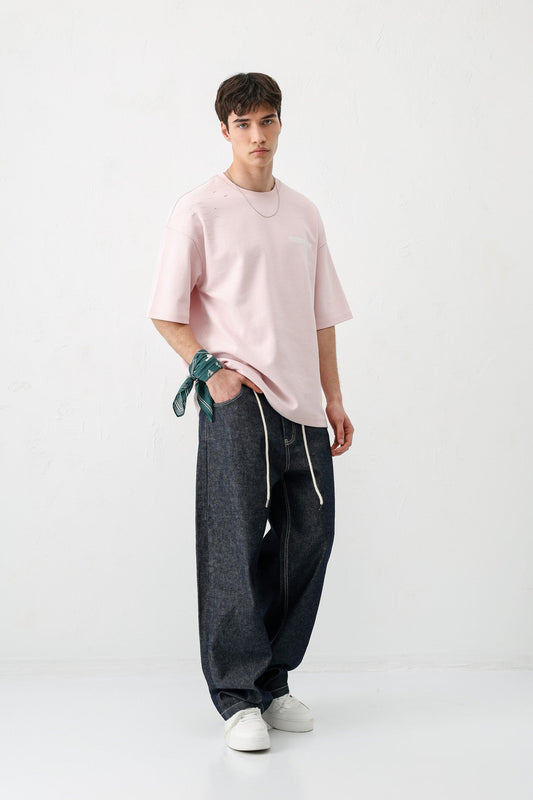 Baskılı Oversize Tişört