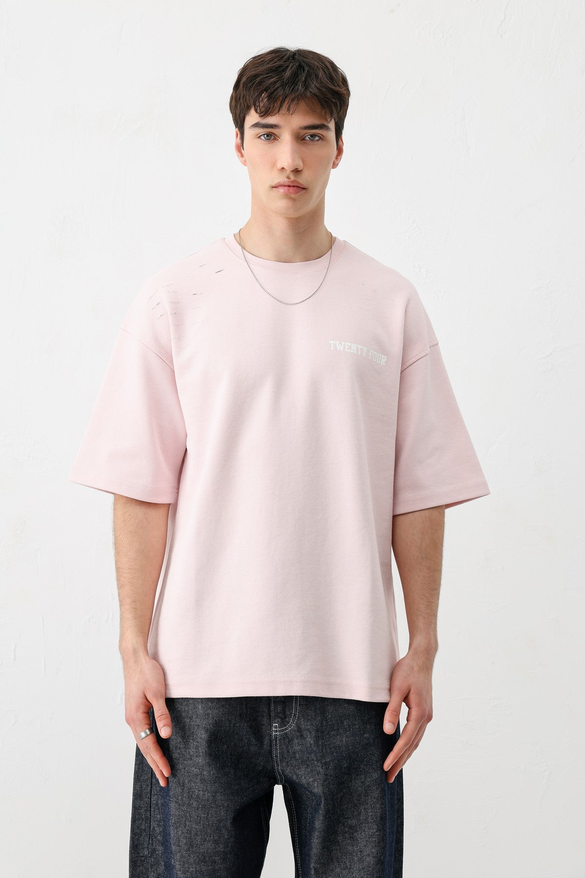 Baskılı Oversize Tişört