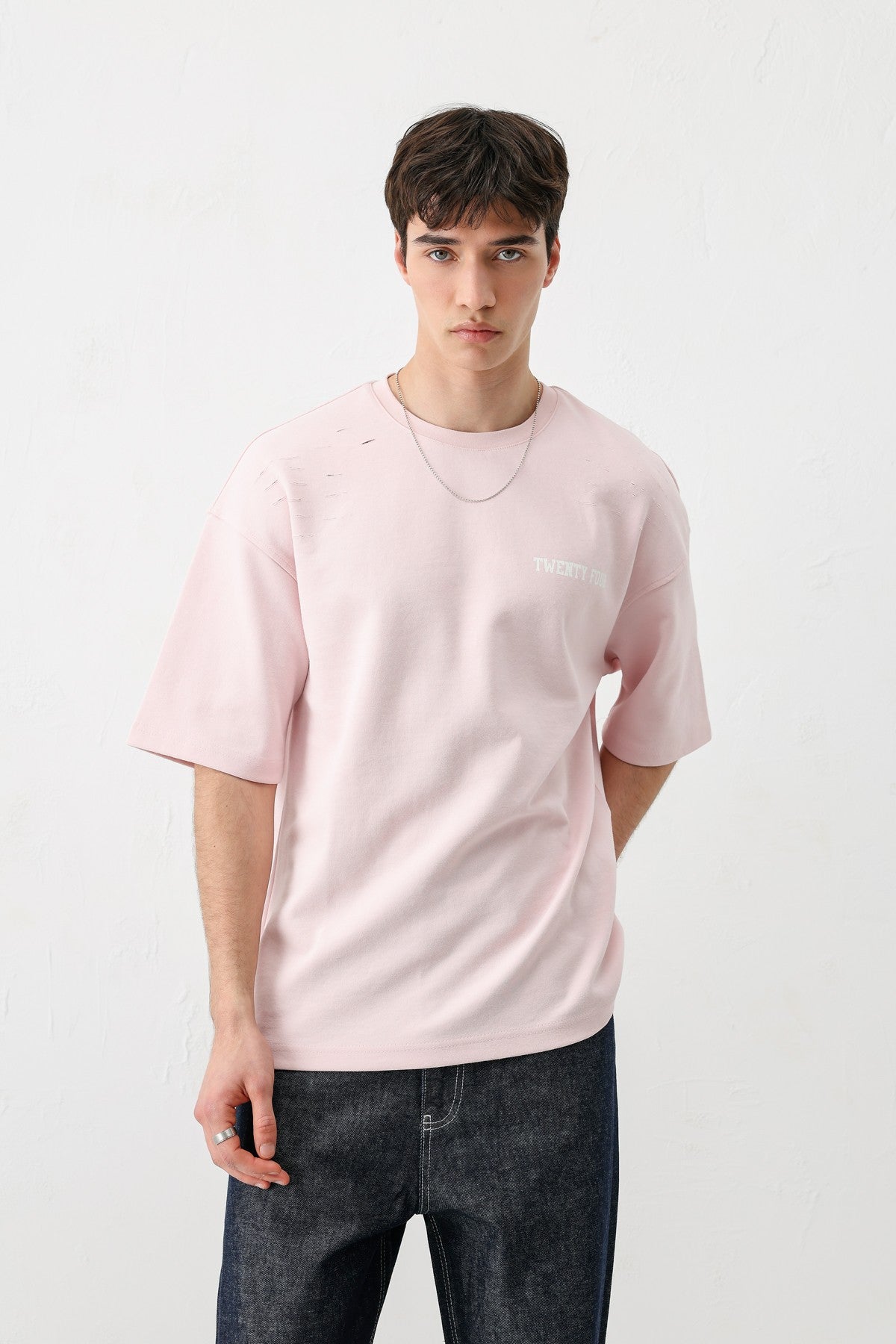 Baskılı Oversize Tişört