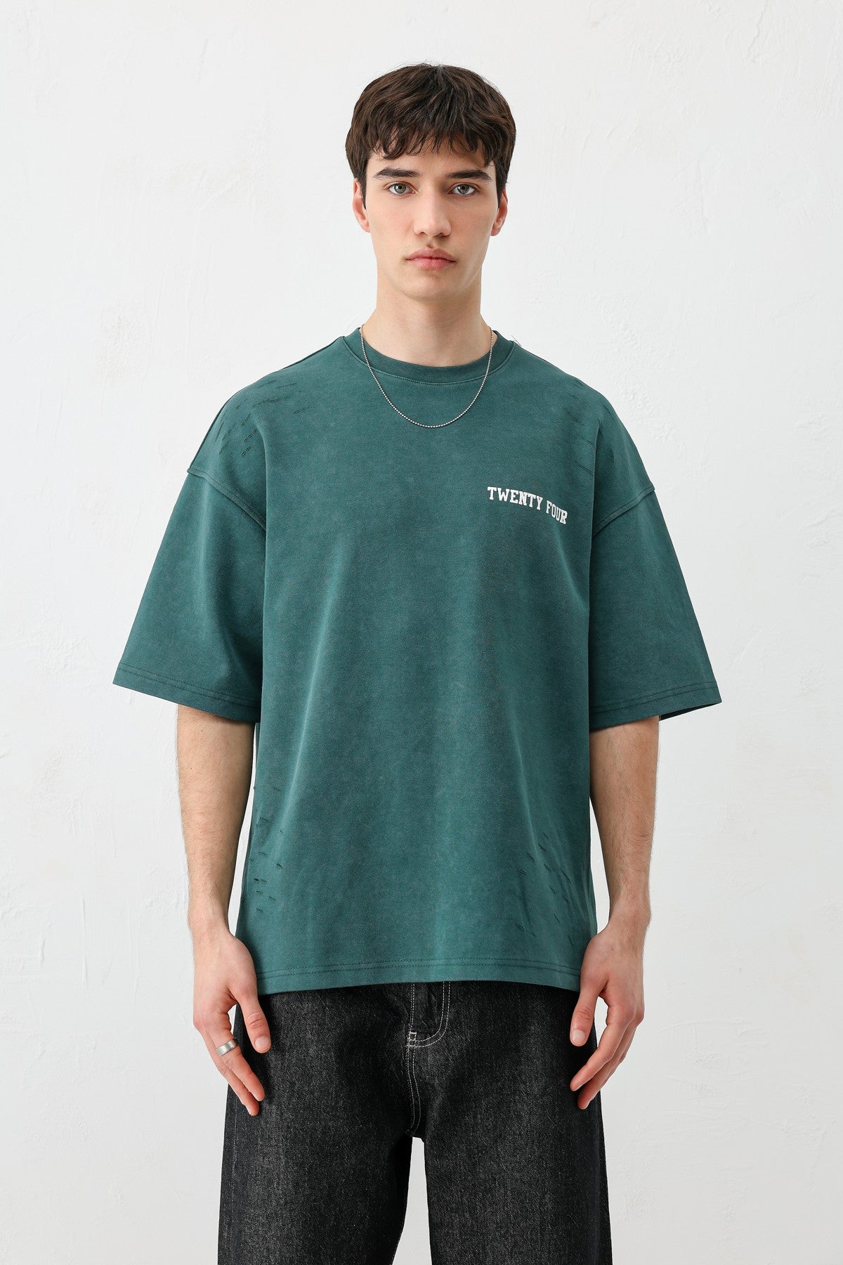Baskılı Oversize Tişört