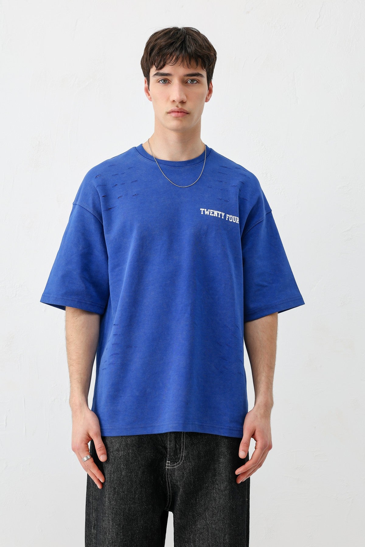Baskılı Oversize Tişört