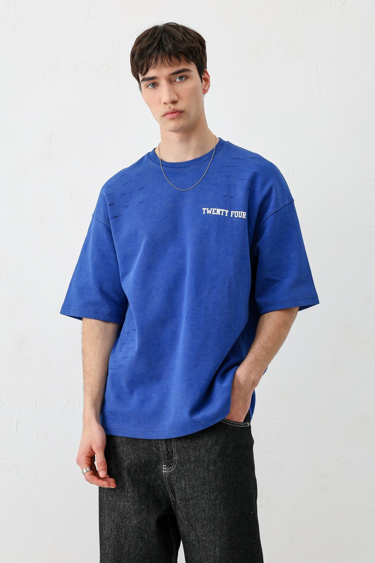 Baskılı Oversize Tişört