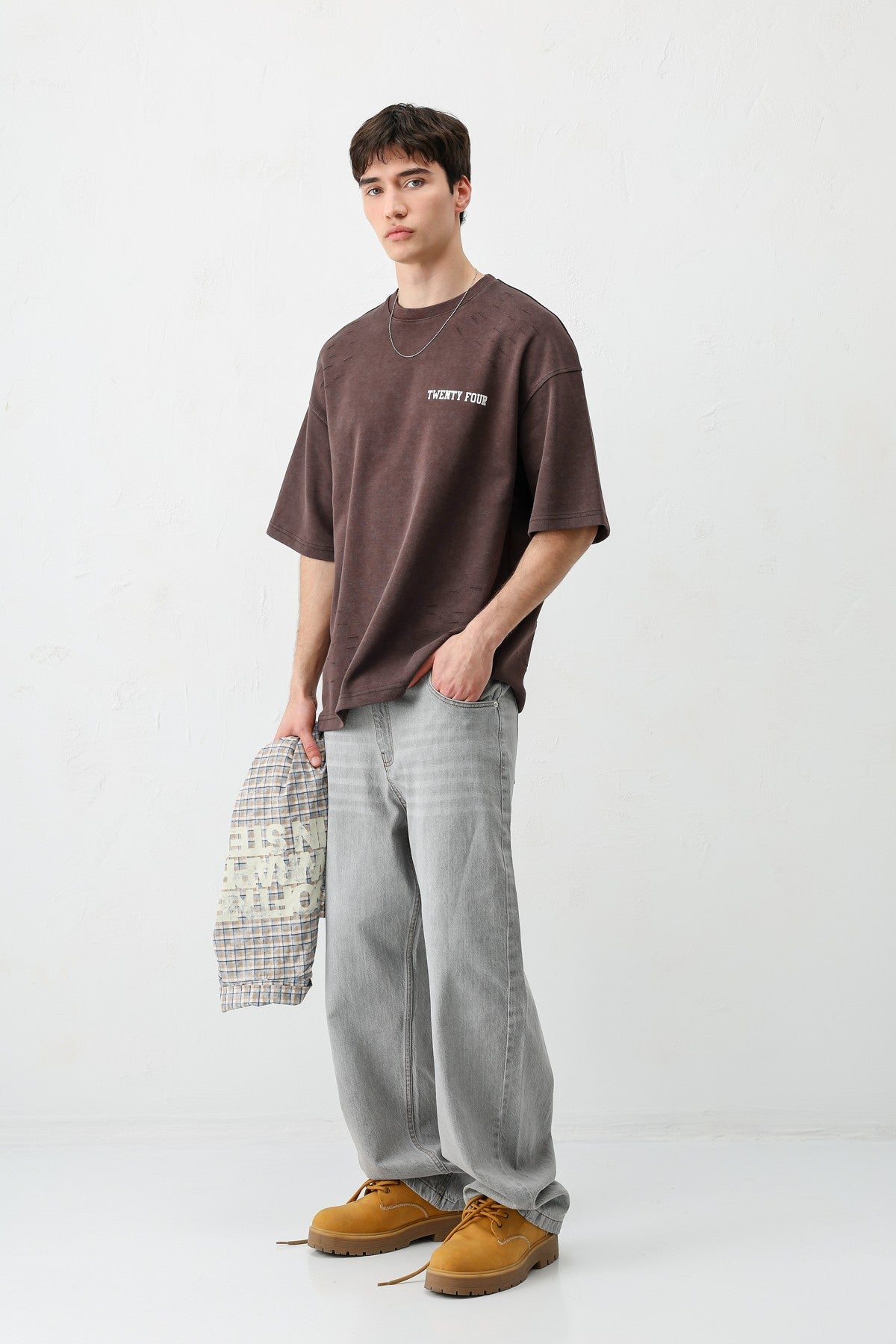 Baskılı Oversize Tişört