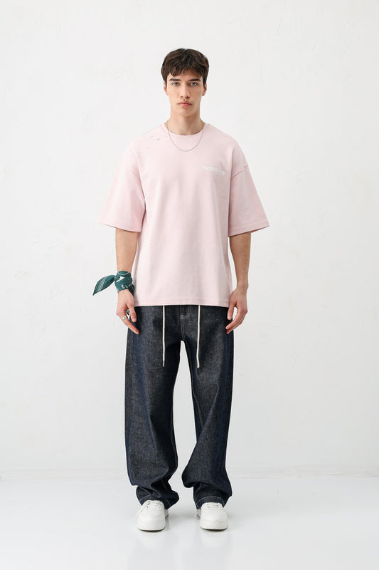Baskılı Oversize Tişört