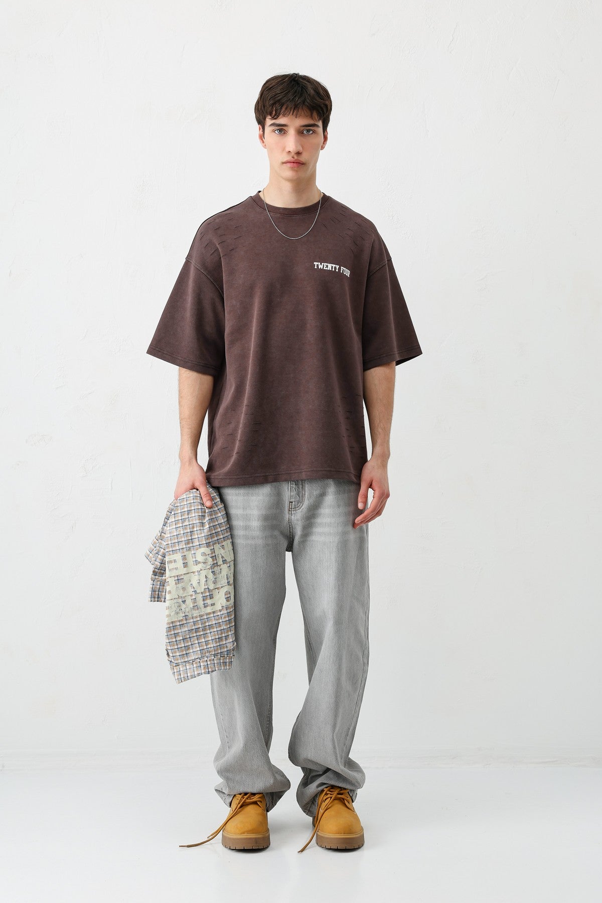 Baskılı Oversize Tişört