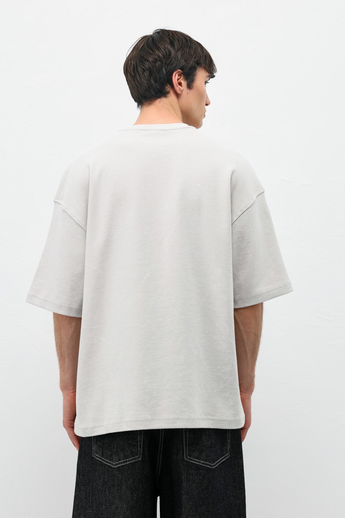 Baskılı Oversize Tişört