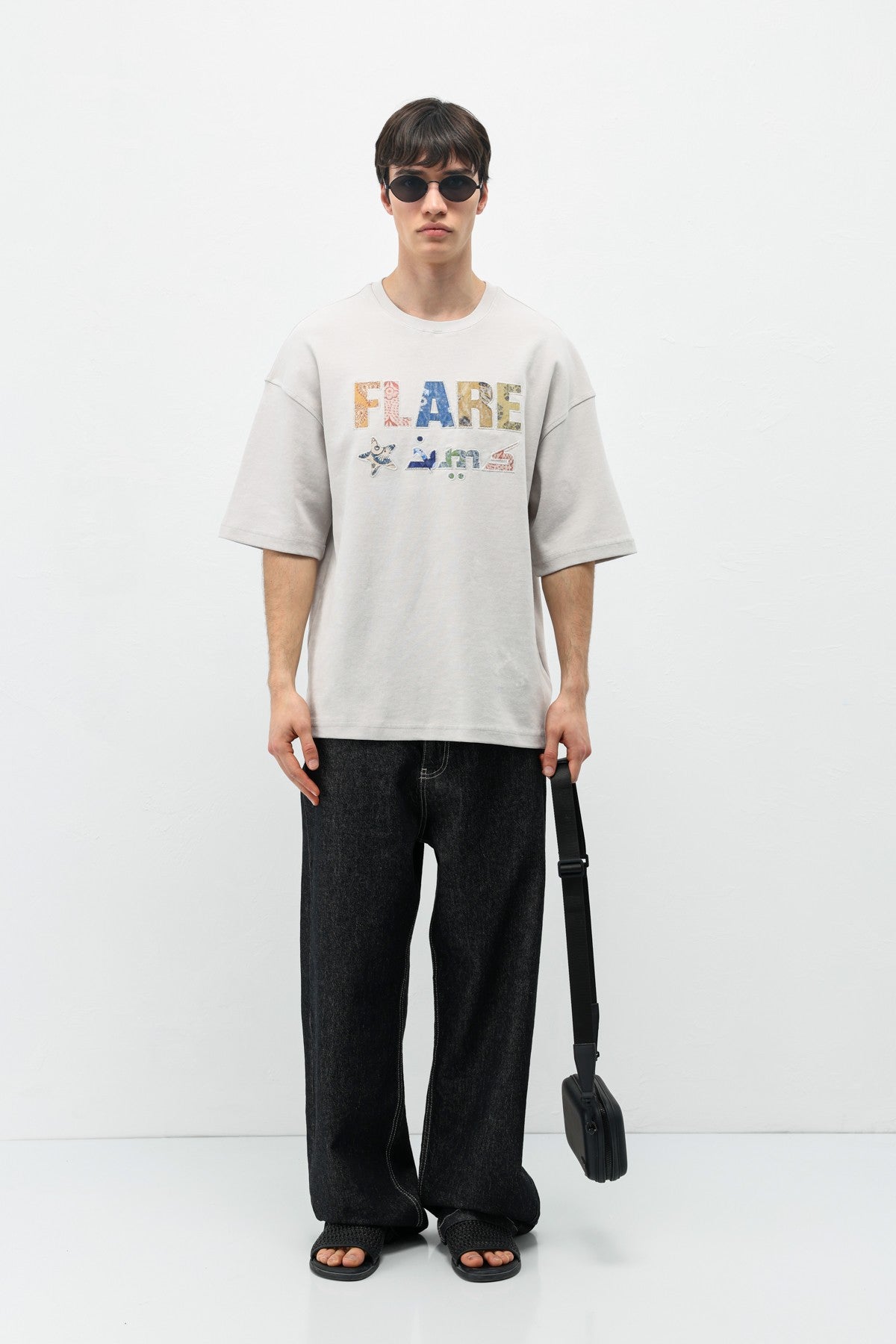 Baskılı Oversize Tişört