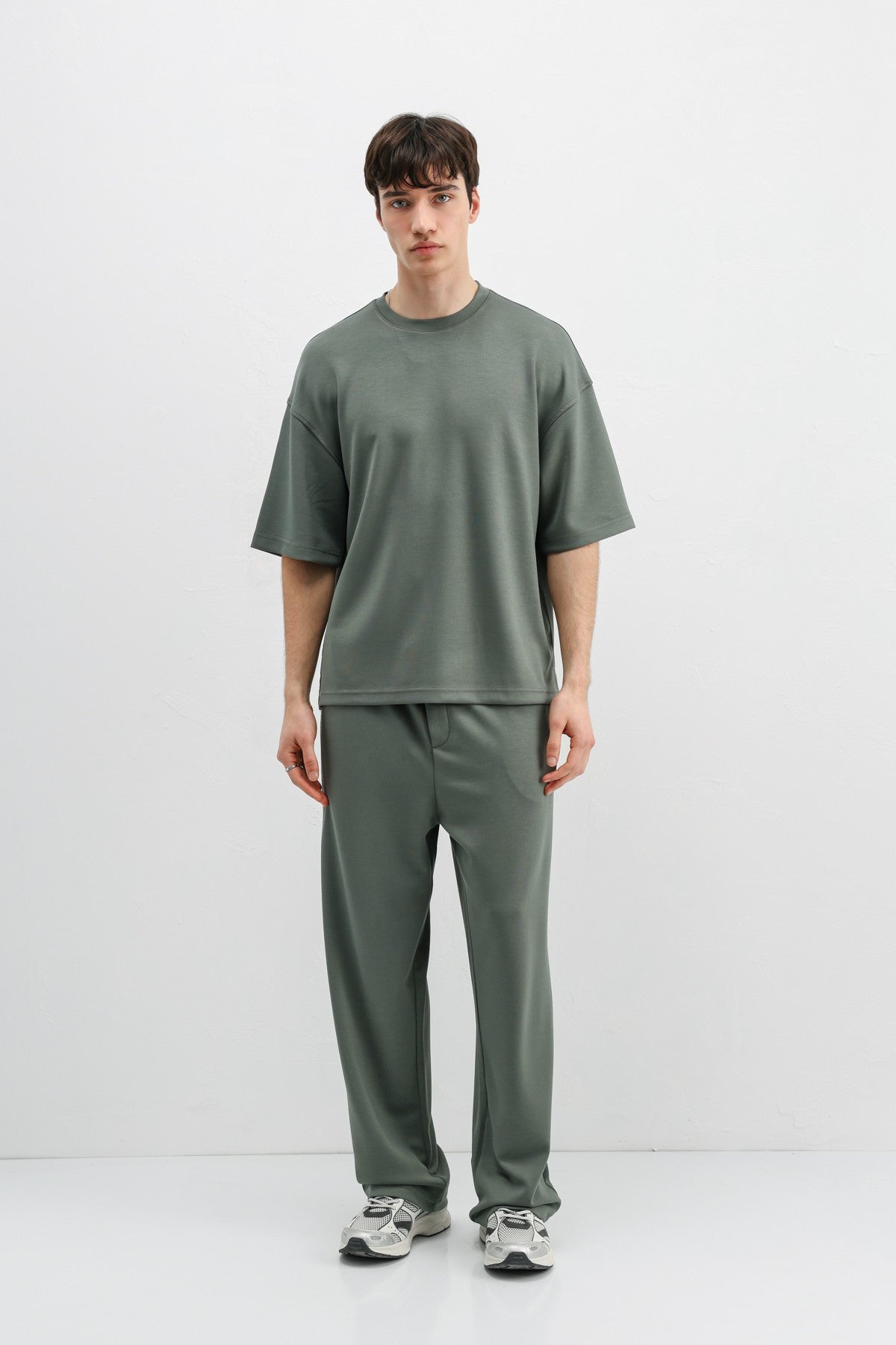 Modal Karışımlı Oversize Tişört