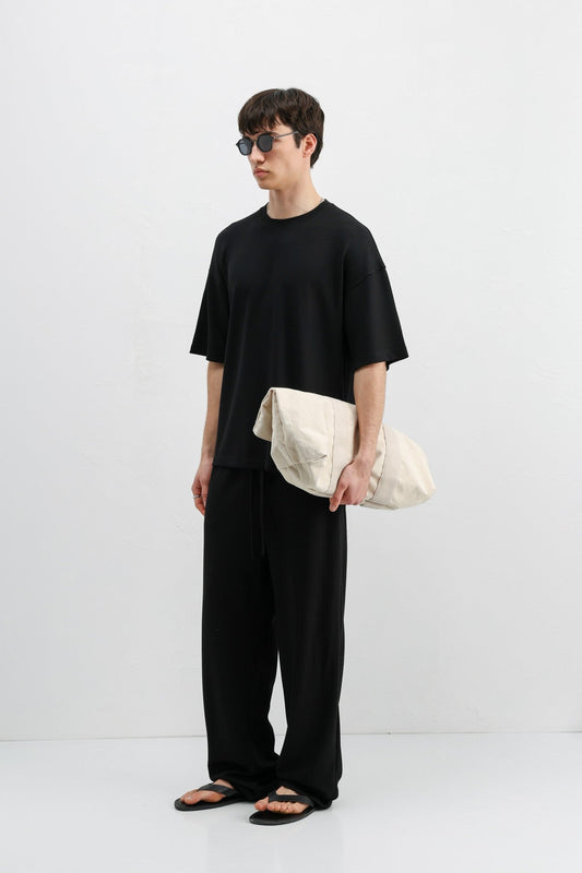 Modal Karışımlı Oversize Tişört