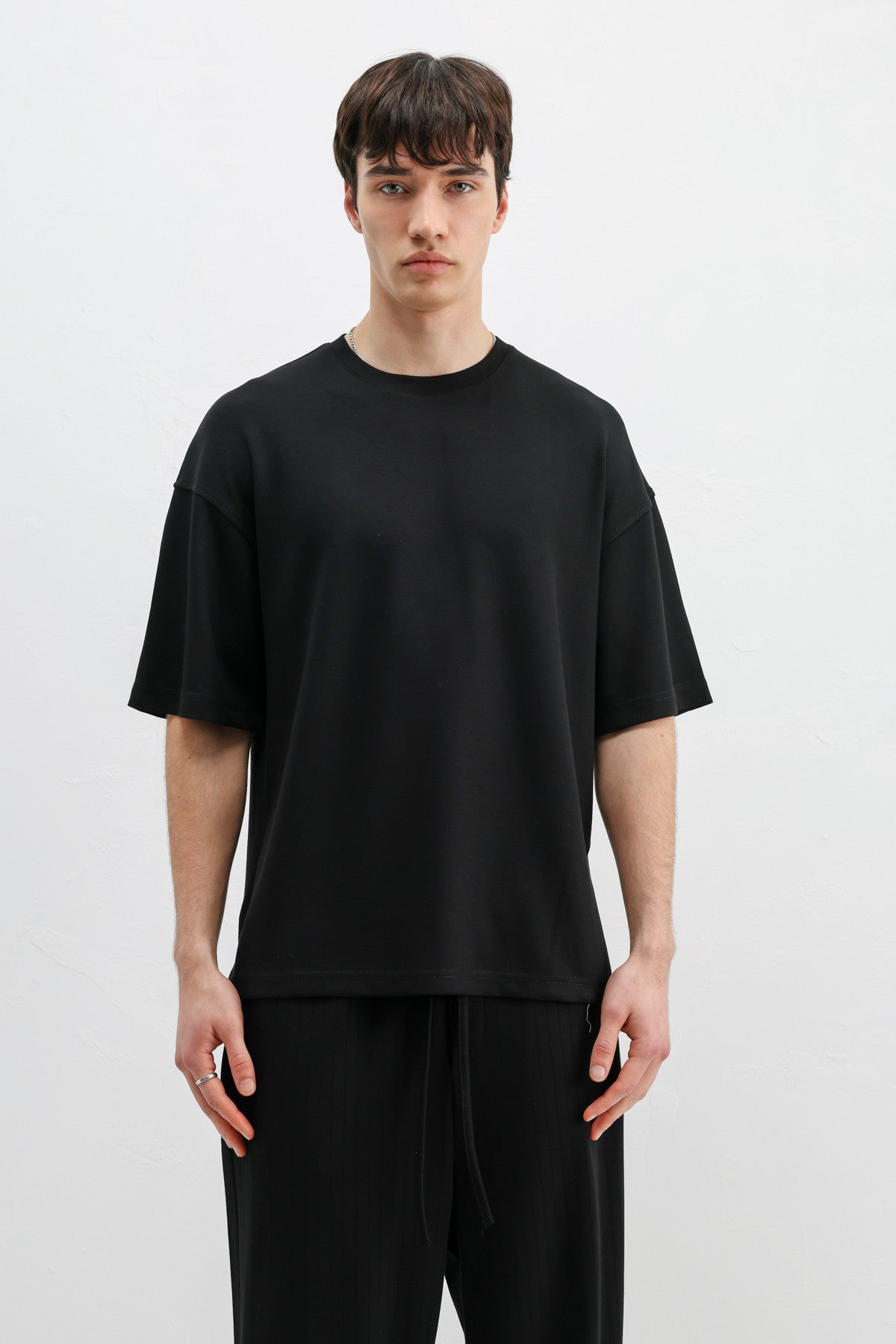 Modal Karışımlı Oversize Tişört