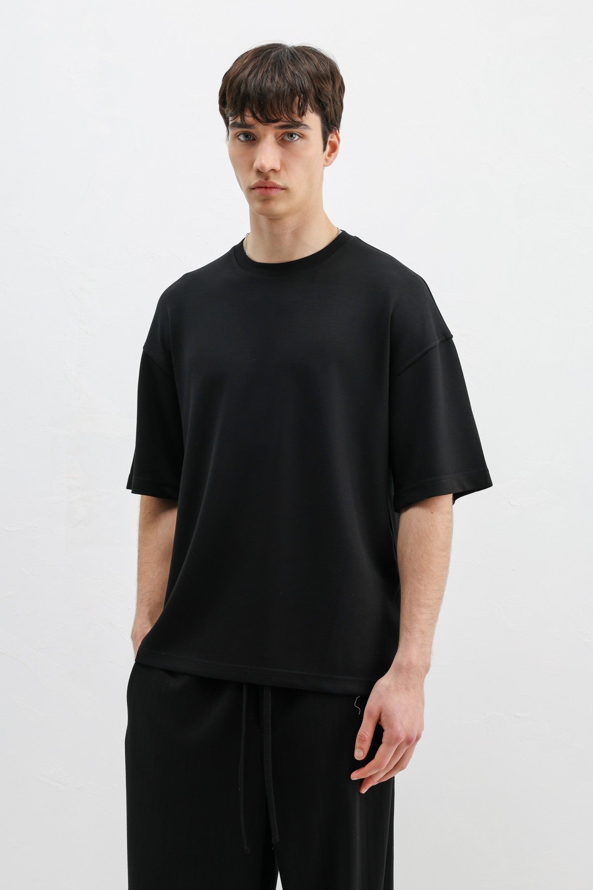 Modal Karışımlı Oversize Tişört