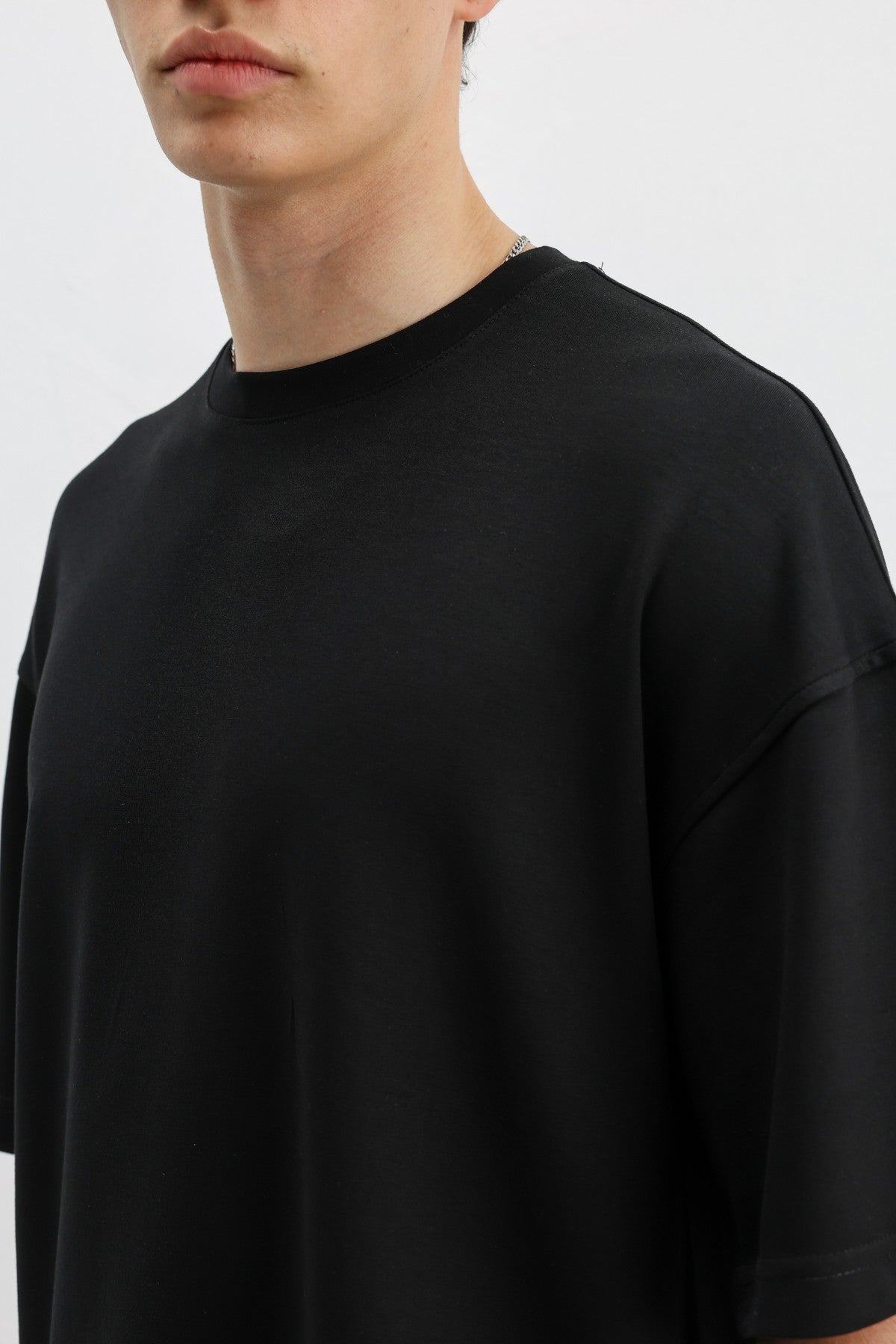 Modal Karışımlı Oversize Tişört