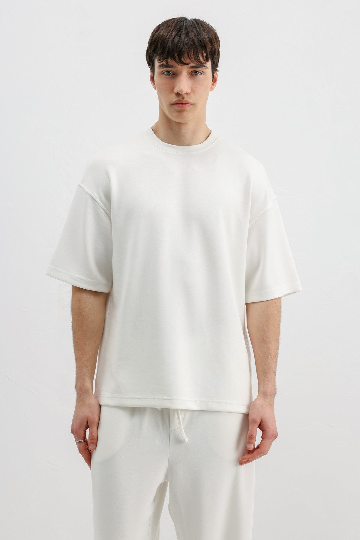 Modal Karışımlı Oversize Tişört