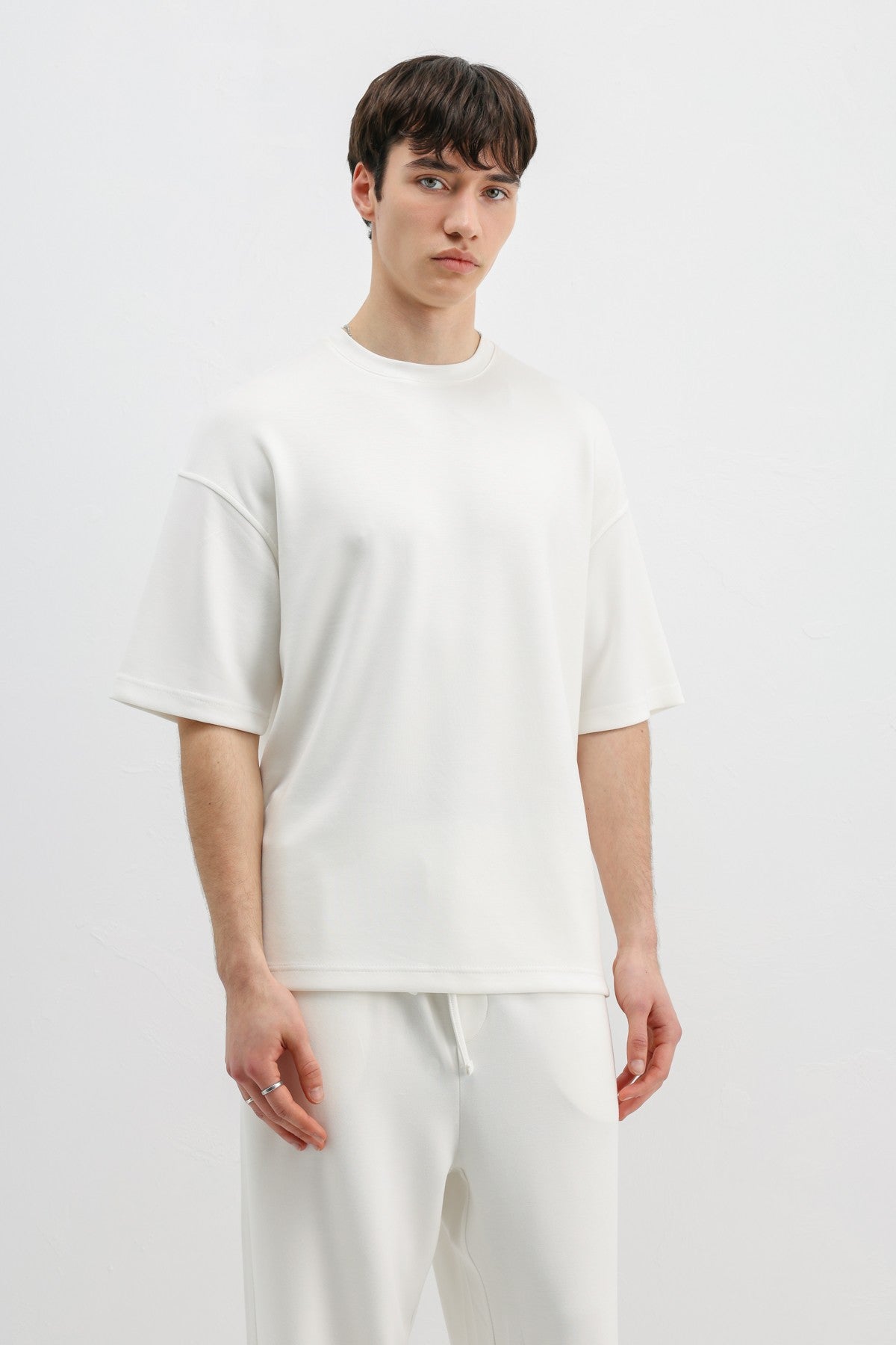 Modal Karışımlı Oversize Tişört
