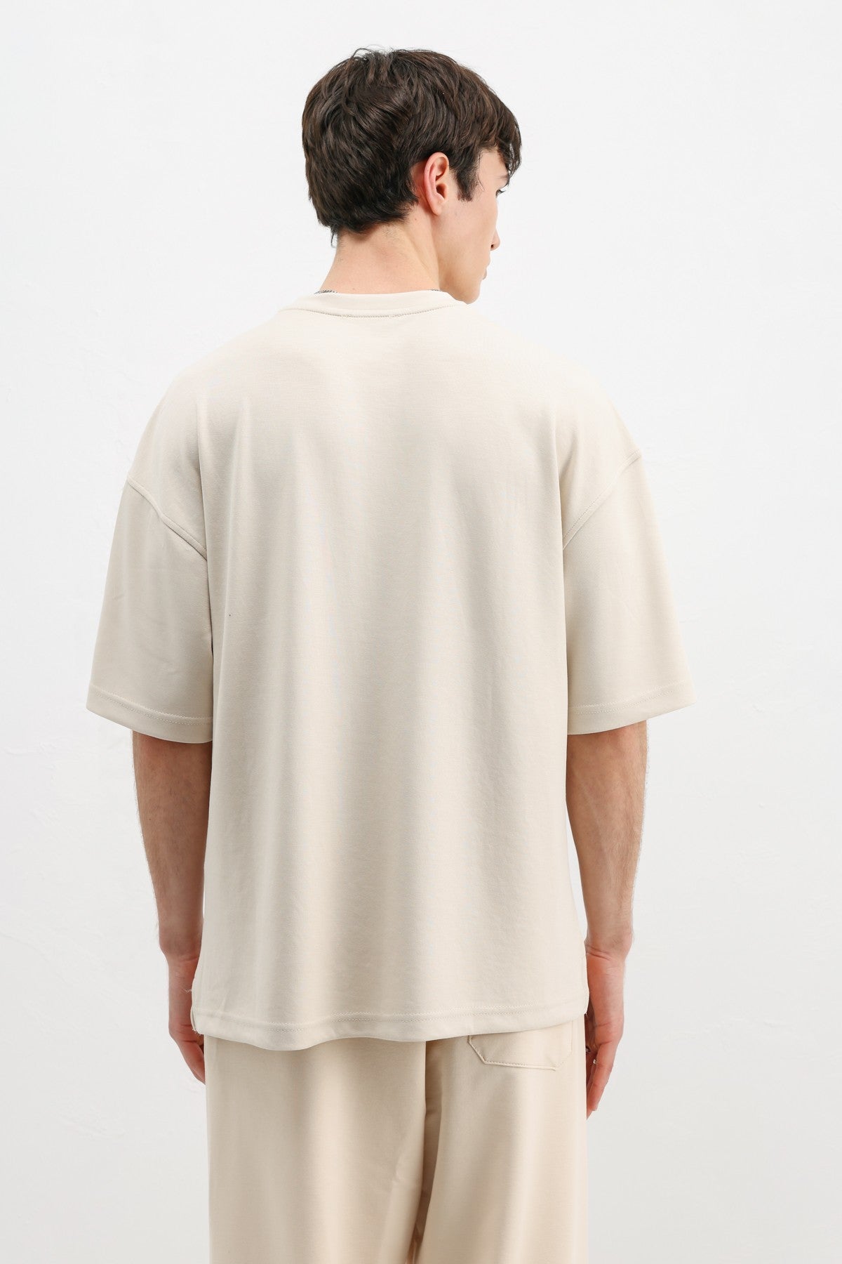 Modal Karışımlı Oversize Tişört