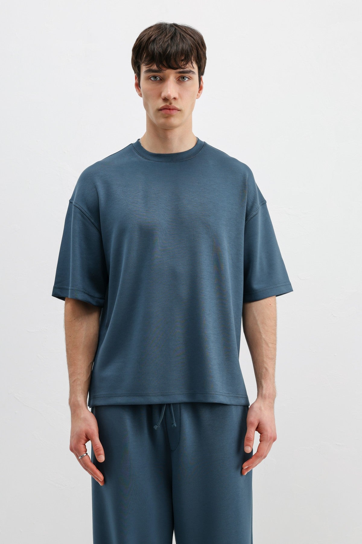 Modal Karışımlı Oversize Tişört