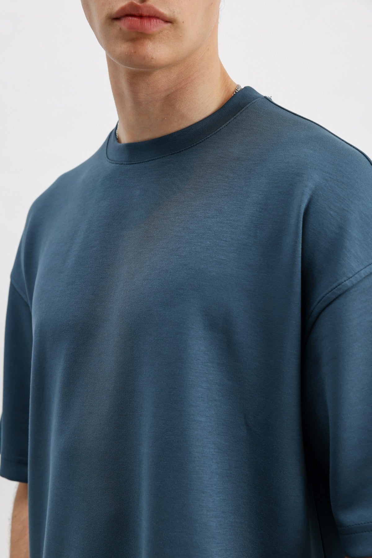 Modal Karışımlı Oversize Tişört