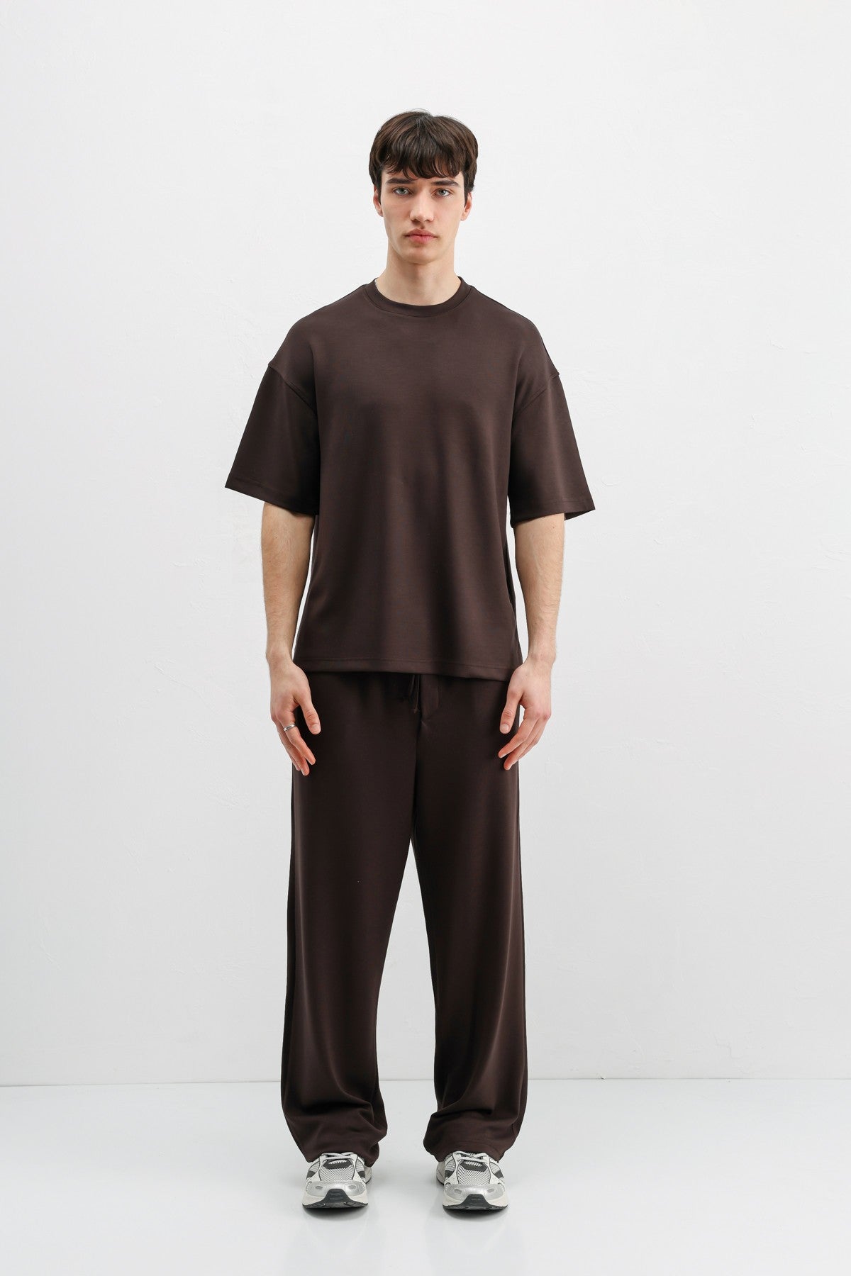 Modal Karışımlı Oversize Tişört