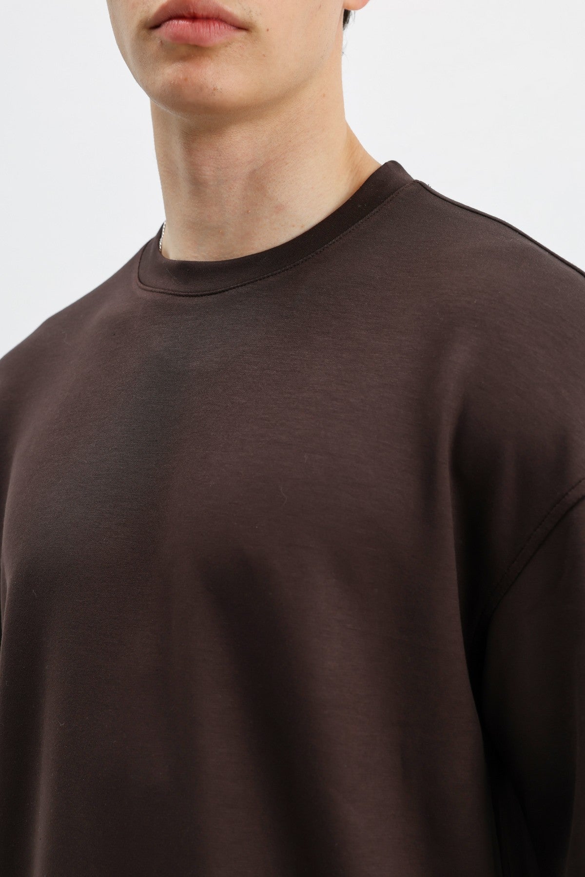 Modal Karışımlı Oversize Tişört