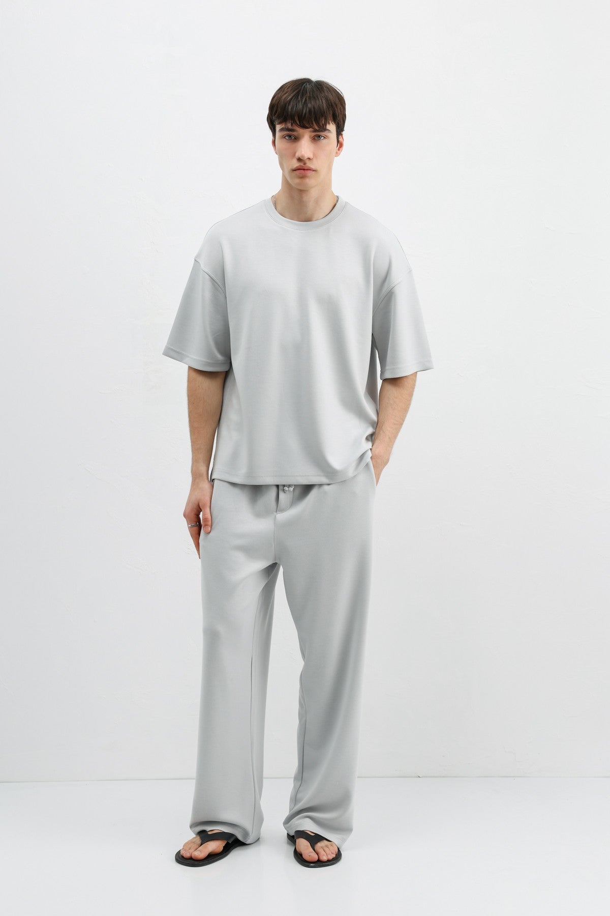 Modal Karışımlı Oversize Tişört